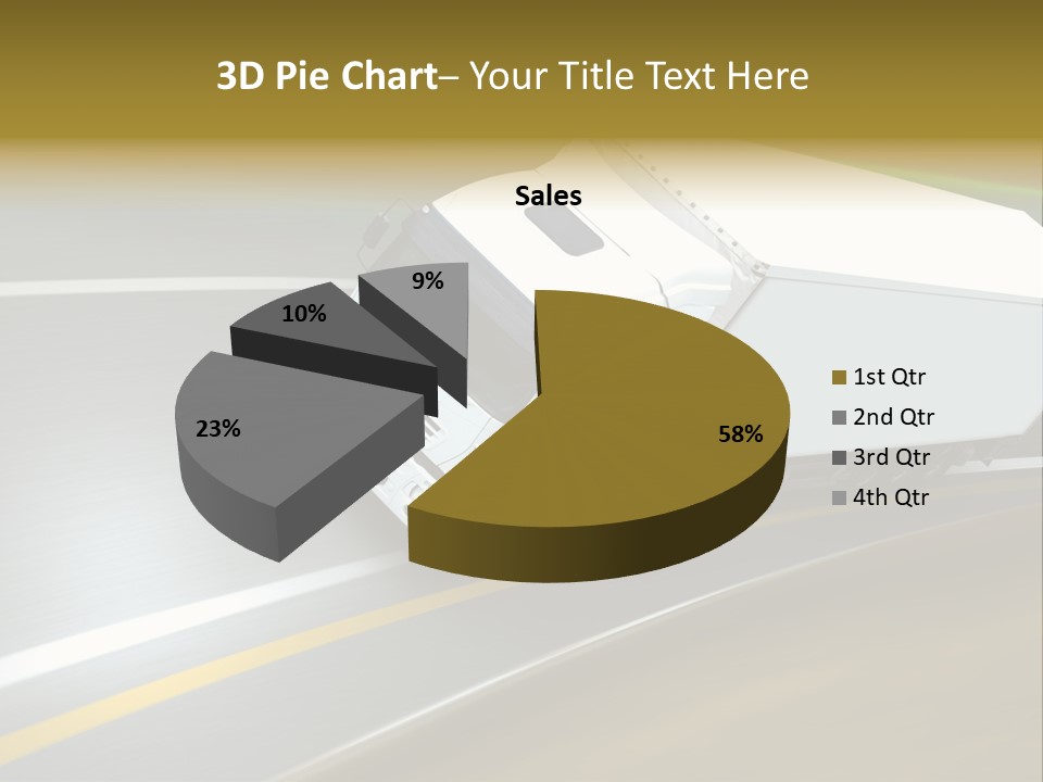 Woman With Football After A Workout PowerPoint Template