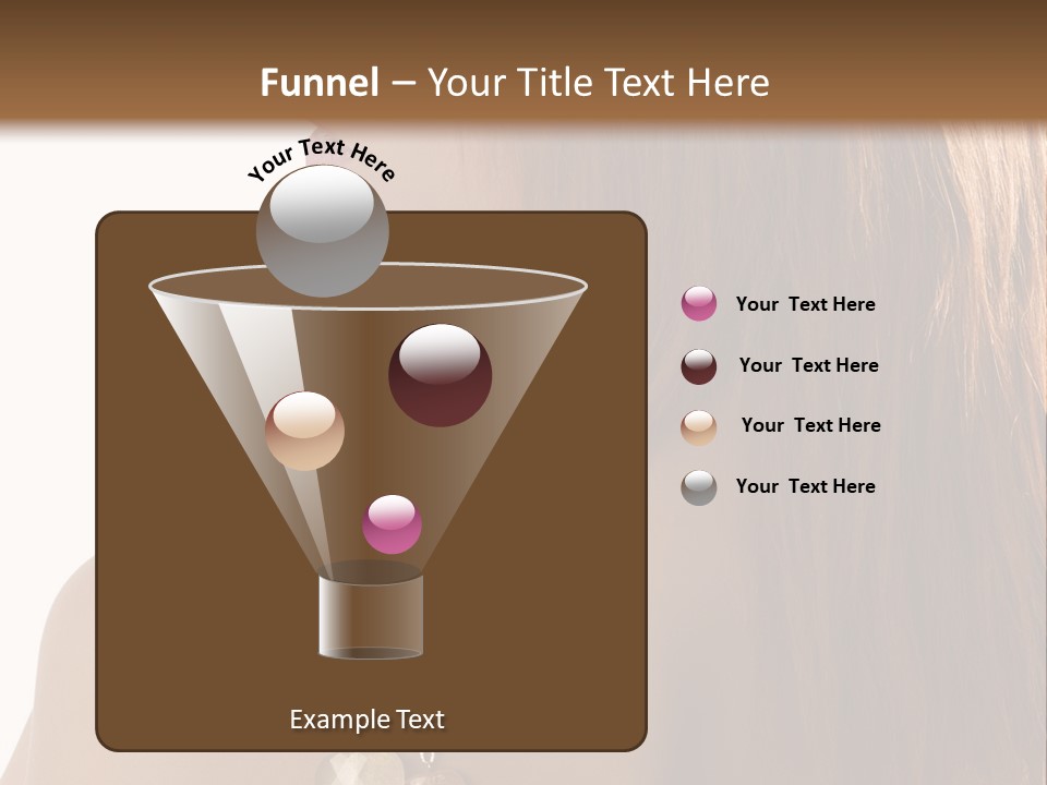 Back Side Shot Of Young And Beautiful Red Haired With Stones Necklace On Shoulder PowerPoint Template