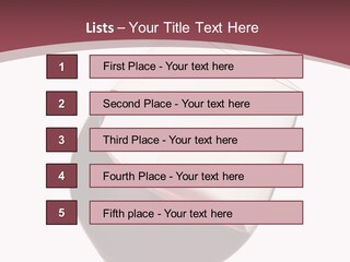 Moving Red Wine Glass Isolated Over White Background PowerPoint Template