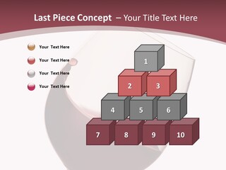 Moving Red Wine Glass Isolated Over White Background PowerPoint Template