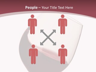 Moving Red Wine Glass Isolated Over White Background PowerPoint Template