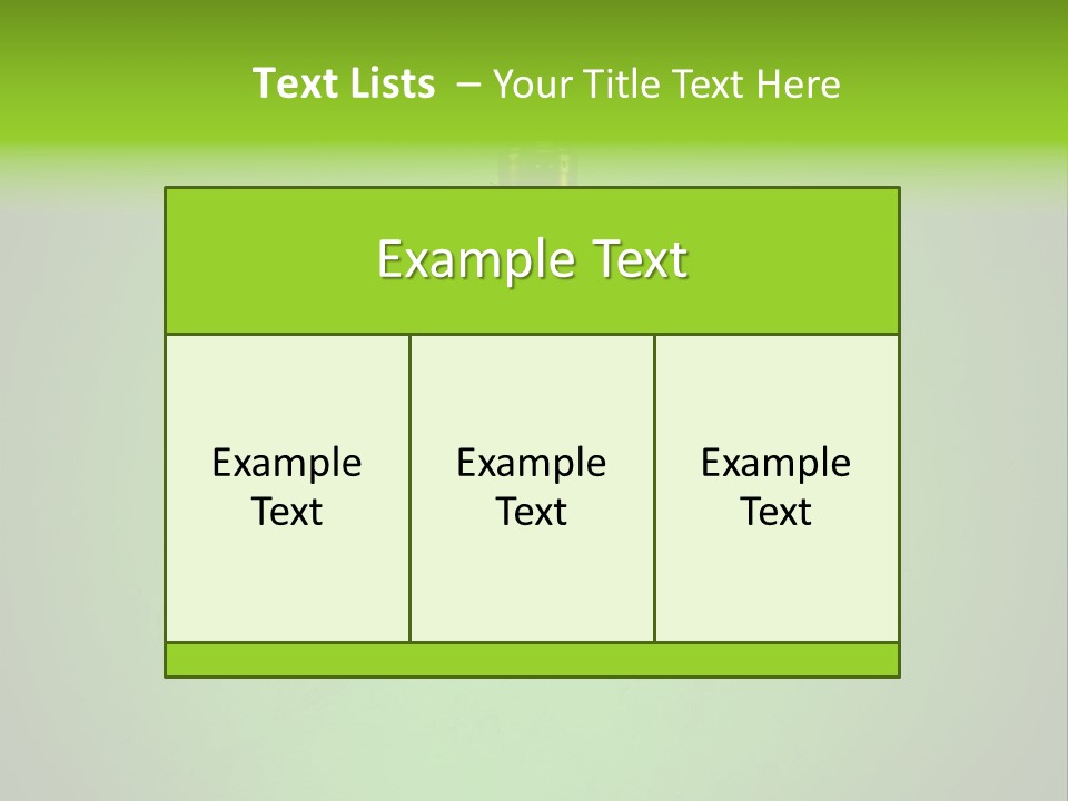 Energy-Efficient Cfl Bulb Shining At Center From A Simple Brass Fixture. Green Background Slightly Textured. PowerPoint Template