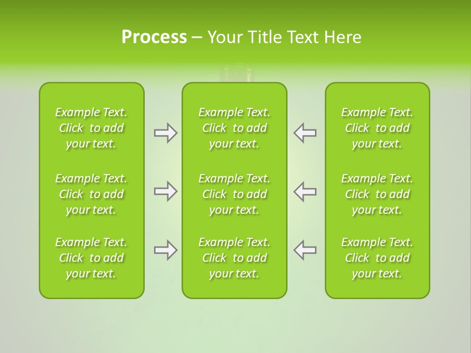 Energy-Efficient Cfl Bulb Shining At Center From A Simple Brass Fixture. Green Background Slightly Textured. PowerPoint Template