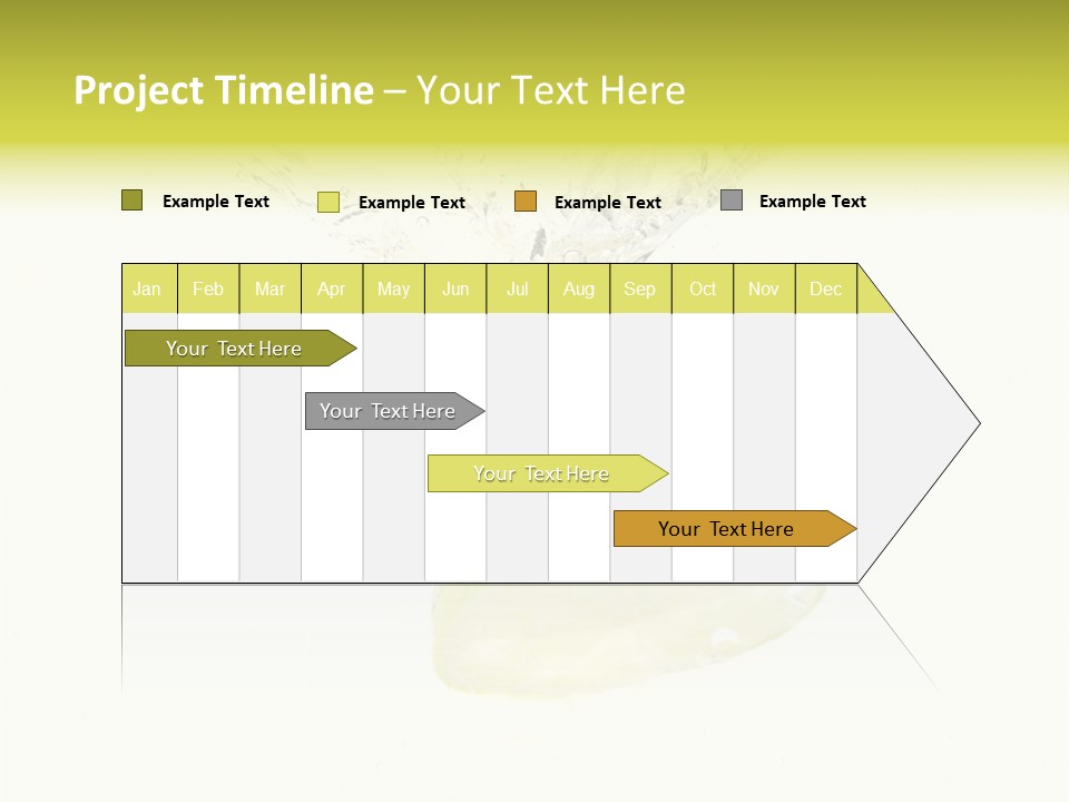 Lemon And Lime Dropped With A Splash Into Water PowerPoint Template