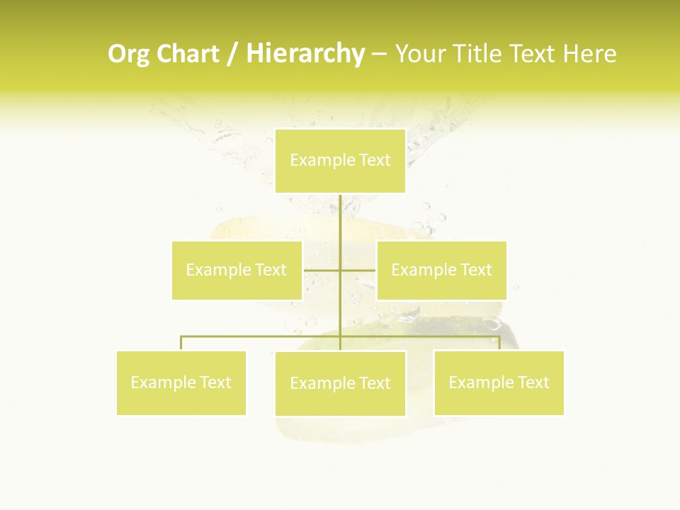 Lemon And Lime Dropped With A Splash Into Water PowerPoint Template