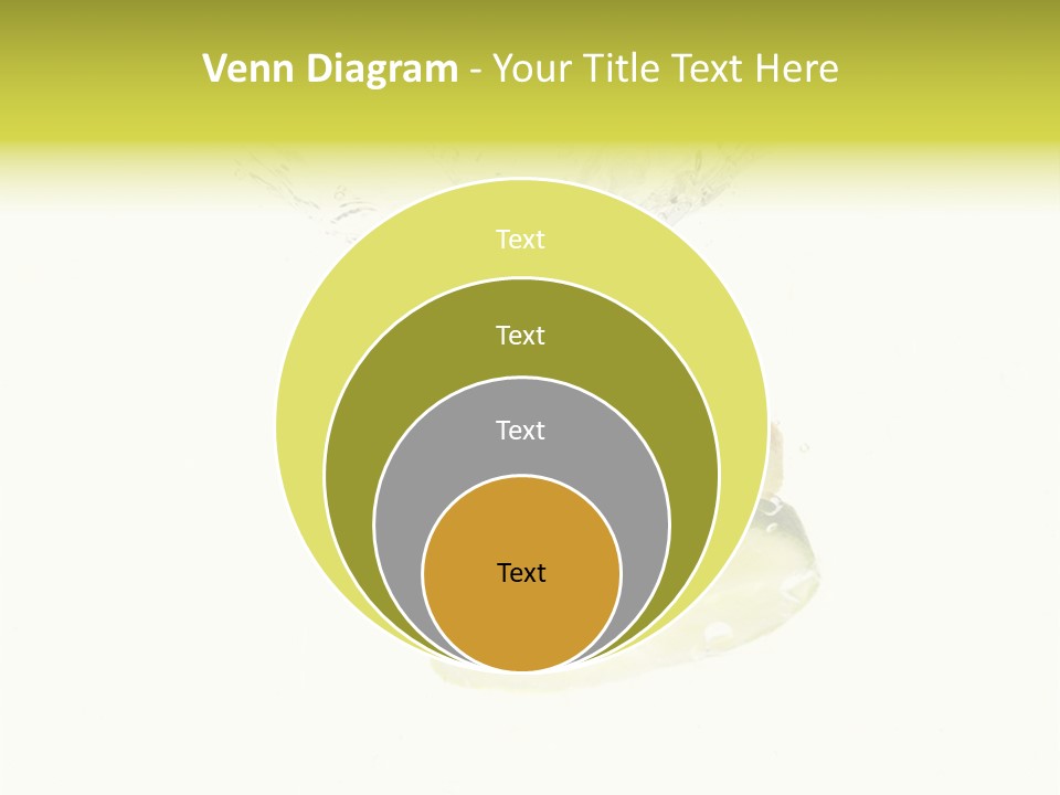 Lemon And Lime Dropped With A Splash Into Water PowerPoint Template