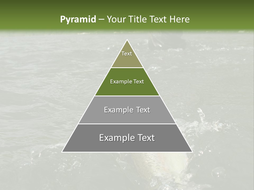 Fly Fishing On River PowerPoint Template