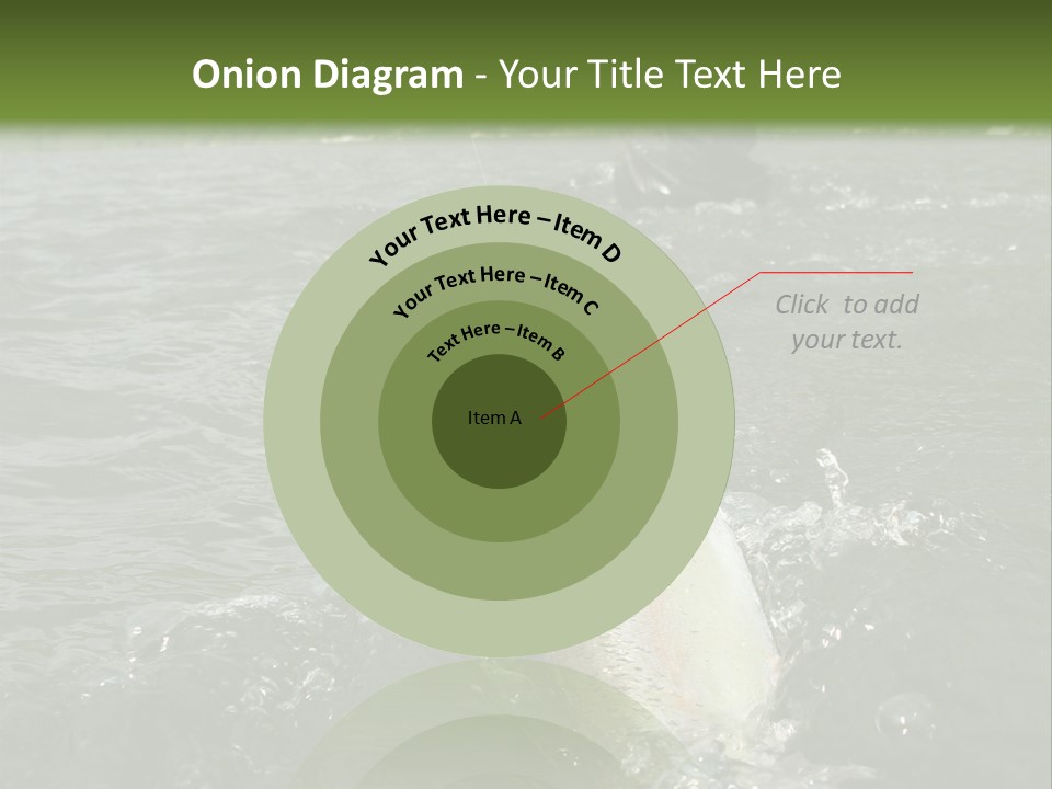 Fly Fishing On River PowerPoint Template