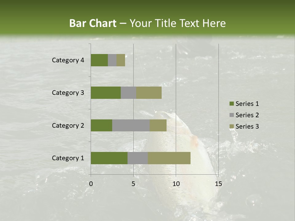 Fly Fishing On River PowerPoint Template