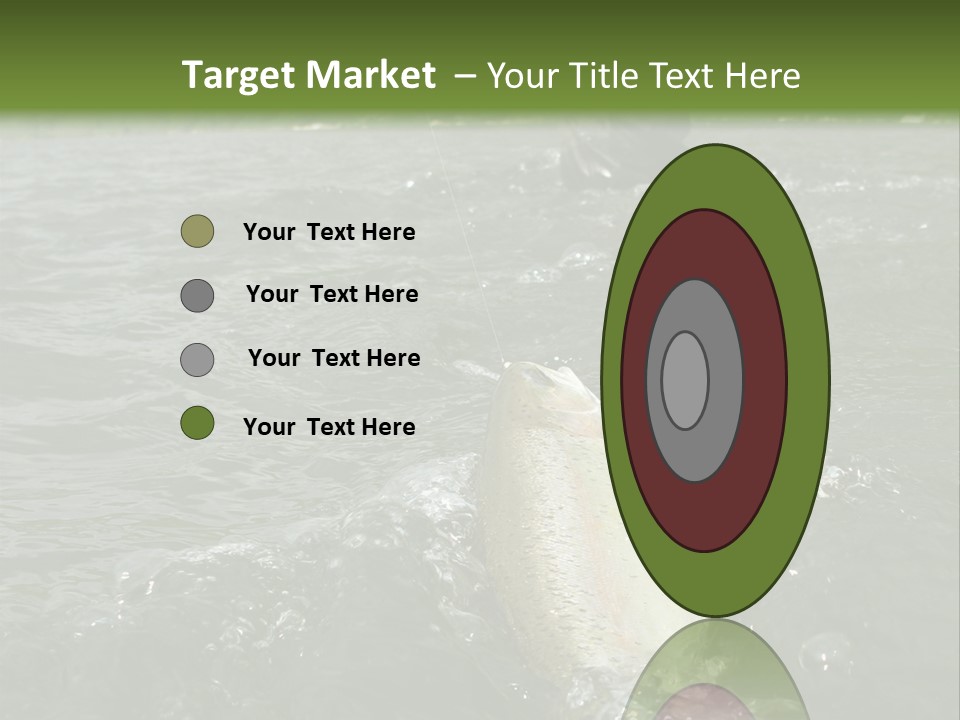 Fly Fishing On River PowerPoint Template