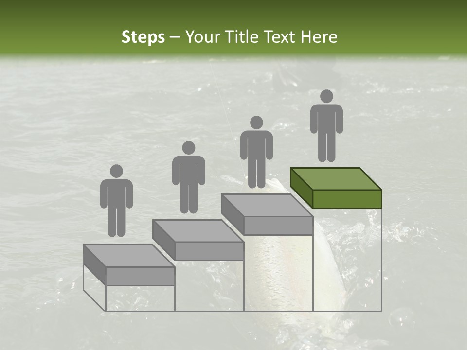 Fly Fishing On River PowerPoint Template