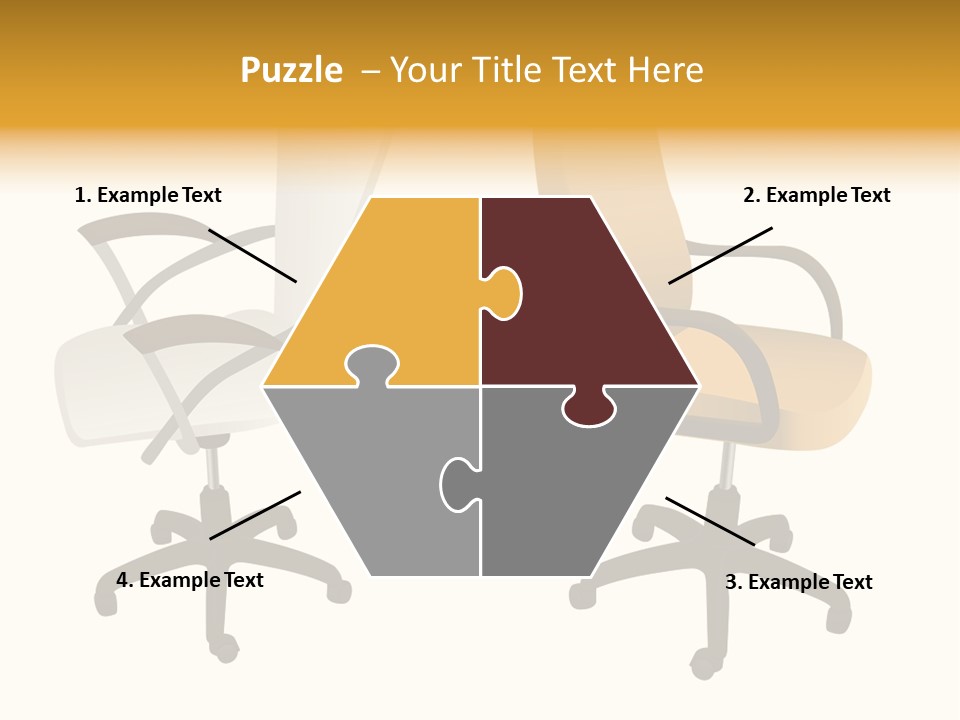 Two Armchairs. Vector. Without Mesh. Stock Vector Illustration: PowerPoint Template