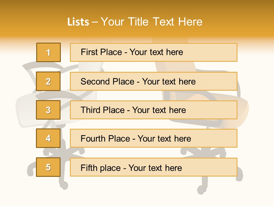 Two Armchairs. Vector. Without Mesh. Stock Vector Illustration: PowerPoint Template