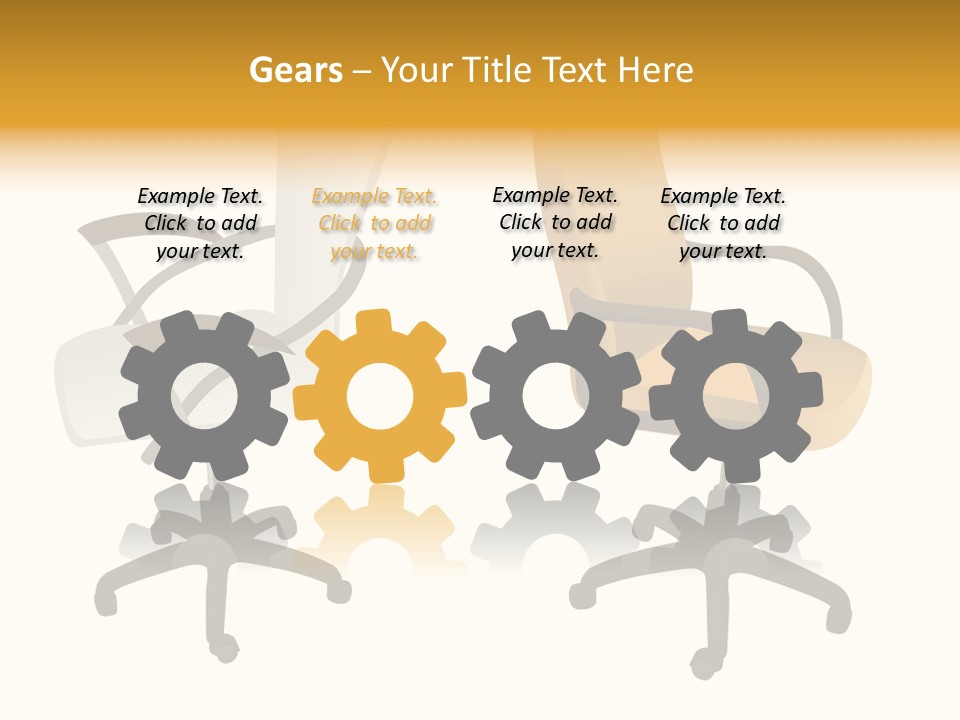 Two Armchairs. Vector. Without Mesh. Stock Vector Illustration: PowerPoint Template