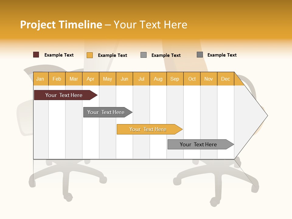 Two Armchairs. Vector. Without Mesh. Stock Vector Illustration: PowerPoint Template