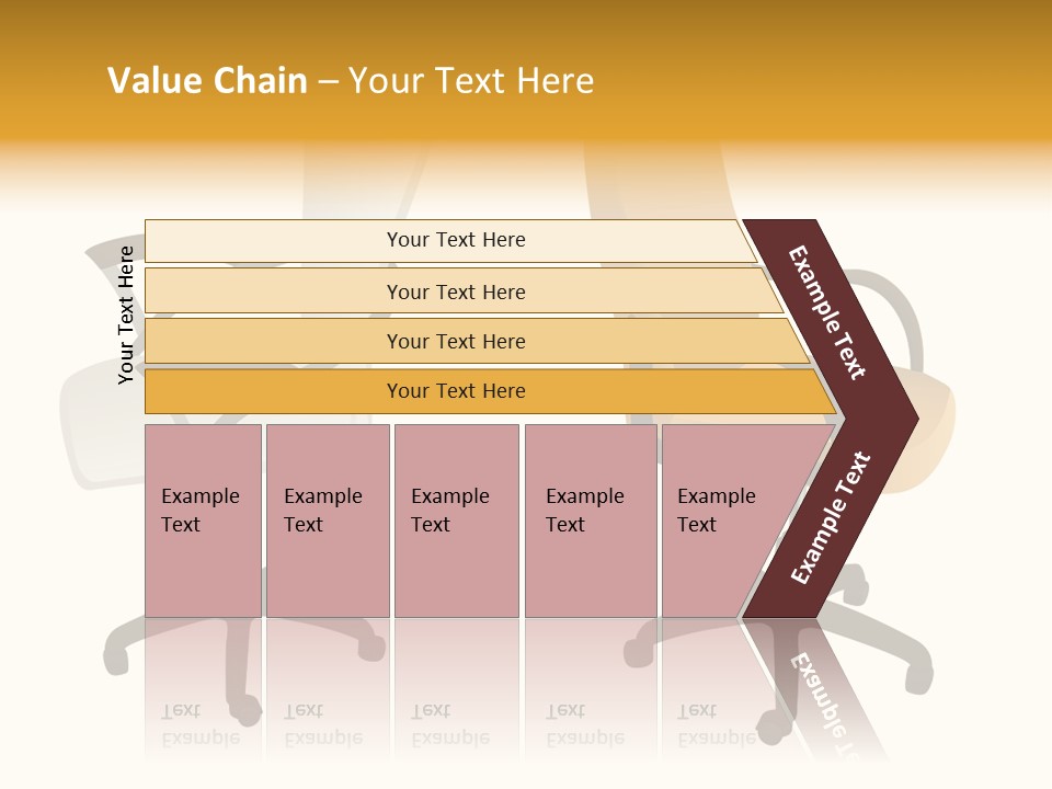 Two Armchairs. Vector. Without Mesh. Stock Vector Illustration: PowerPoint Template