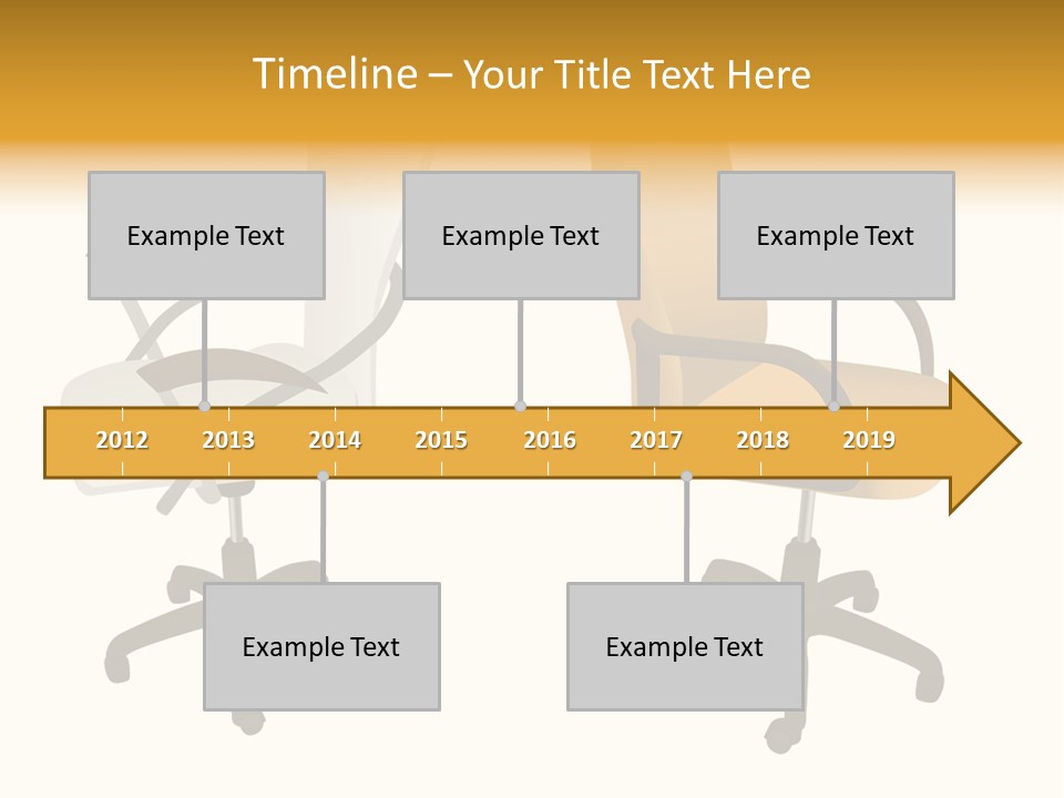Two Armchairs. Vector. Without Mesh. Stock Vector Illustration: PowerPoint Template
