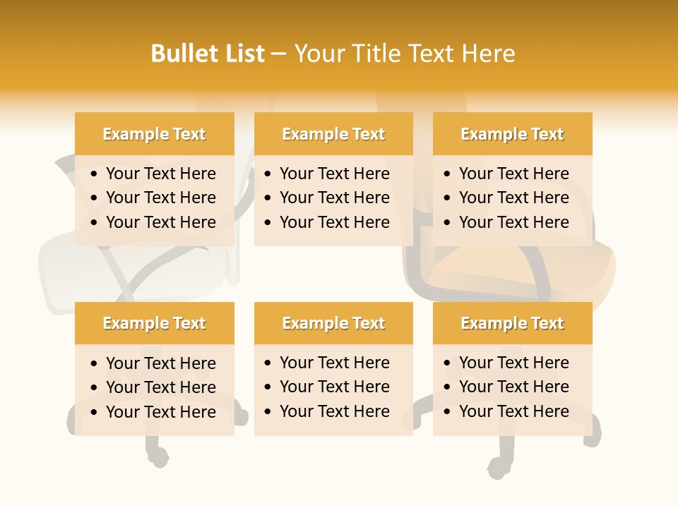 Two Armchairs. Vector. Without Mesh. Stock Vector Illustration: PowerPoint Template