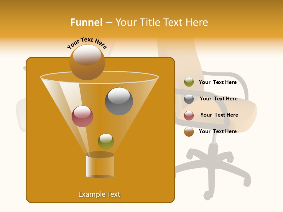 Two Armchairs. Vector. Without Mesh. Stock Vector Illustration: PowerPoint Template