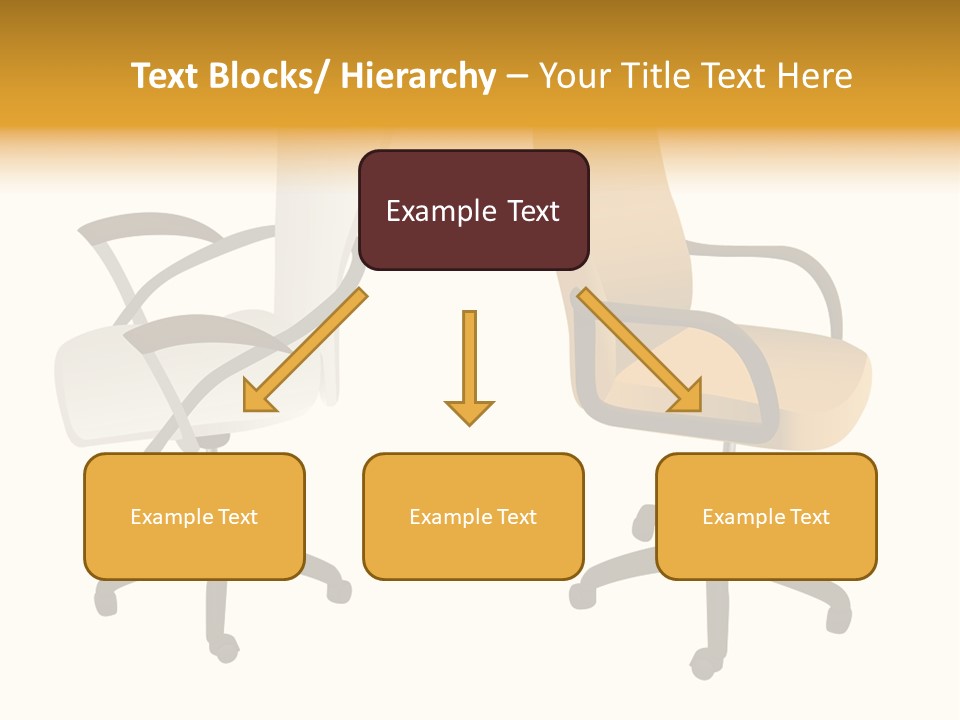 Two Armchairs. Vector. Without Mesh. Stock Vector Illustration: PowerPoint Template
