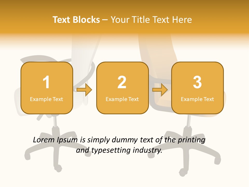 Two Armchairs. Vector. Without Mesh. Stock Vector Illustration: PowerPoint Template