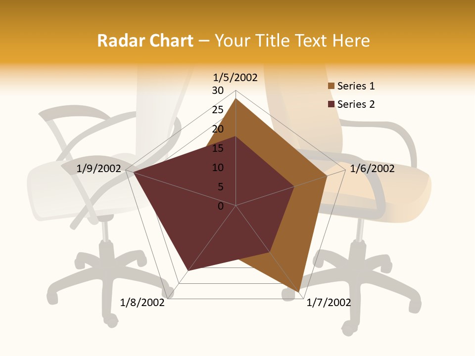 Two Armchairs. Vector. Without Mesh. Stock Vector Illustration: PowerPoint Template