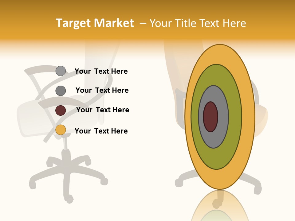 Two Armchairs. Vector. Without Mesh. Stock Vector Illustration: PowerPoint Template