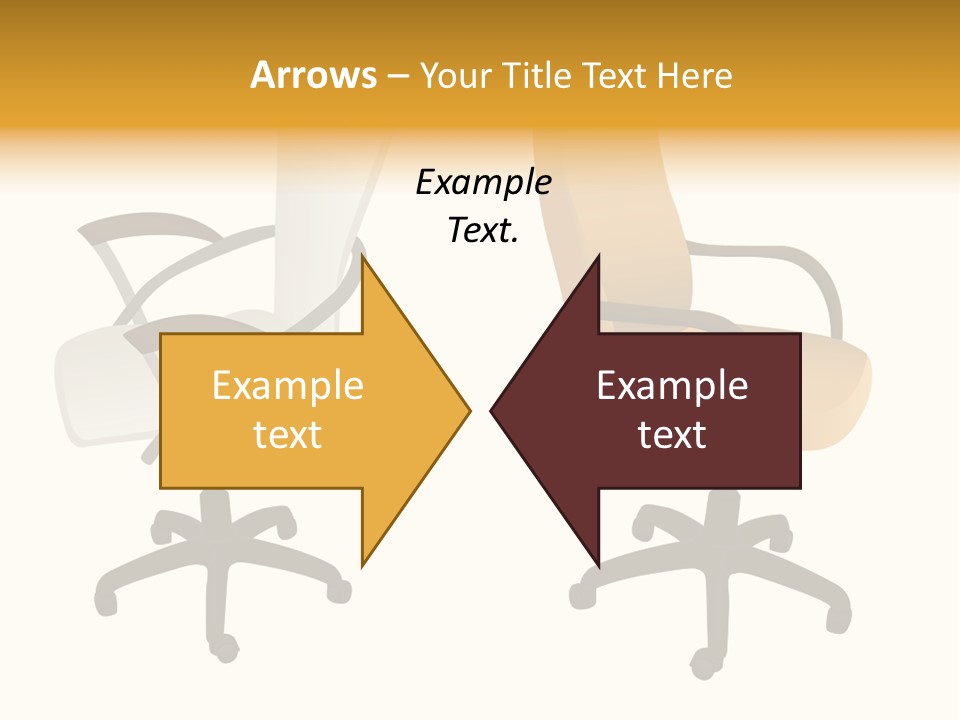 Two Armchairs. Vector. Without Mesh. Stock Vector Illustration: PowerPoint Template