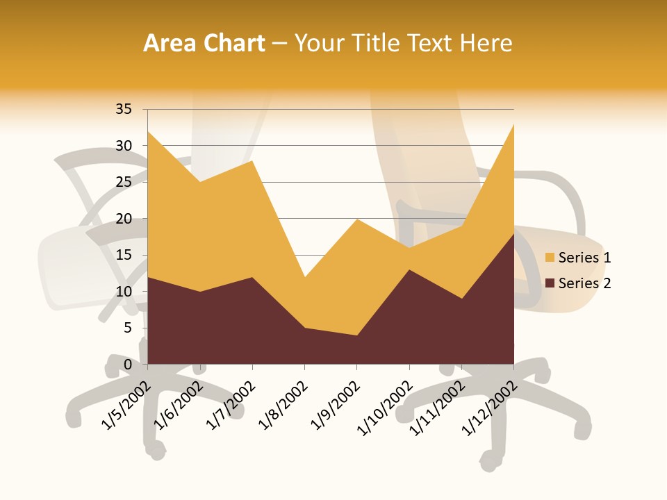 Two Armchairs. Vector. Without Mesh. Stock Vector Illustration: PowerPoint Template