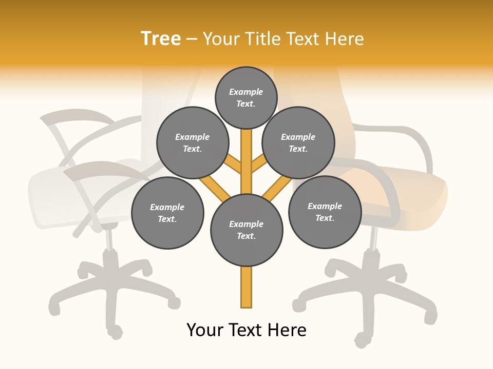 Two Armchairs. Vector. Without Mesh. Stock Vector Illustration: PowerPoint Template