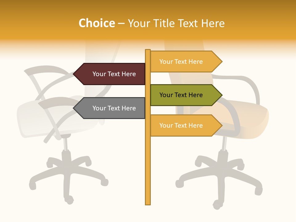 Two Armchairs. Vector. Without Mesh. Stock Vector Illustration: PowerPoint Template