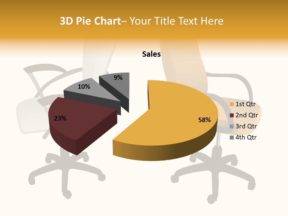 Two Armchairs. Vector. Without Mesh. Stock Vector Illustration: PowerPoint Template