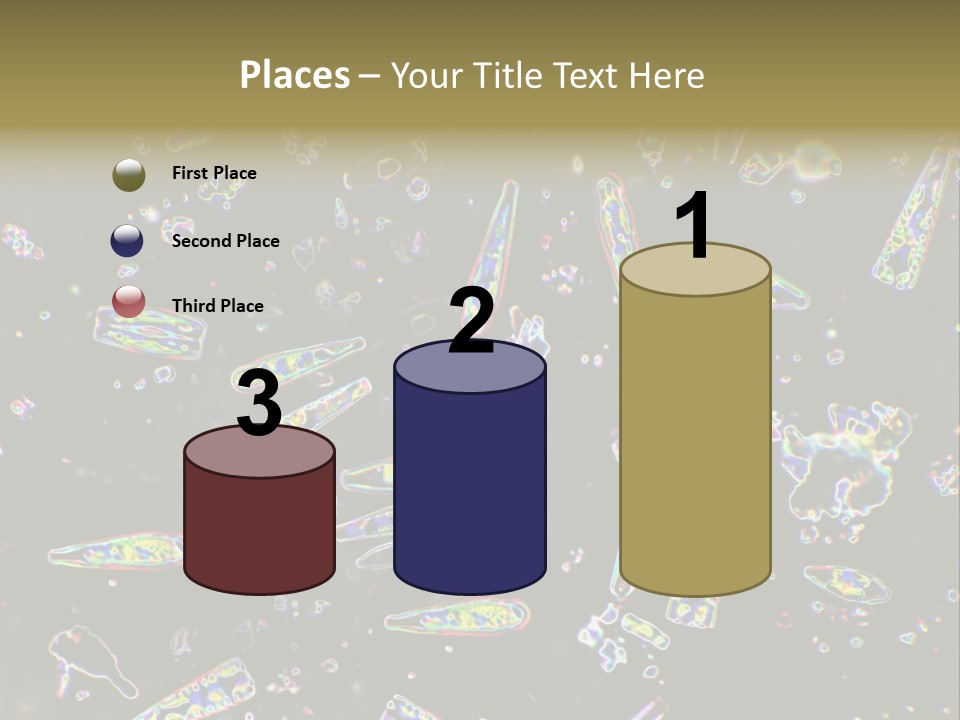 Mixed Diatoms From A Small Creek. This Image Has Been Enhanced With A Density Color Conversion Algorithm To Accentuate Internal Structure. Magnification 400X PowerPoint Template