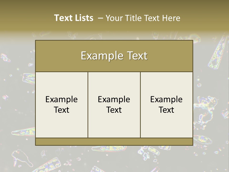 Mixed Diatoms From A Small Creek. This Image Has Been Enhanced With A Density Color Conversion Algorithm To Accentuate Internal Structure. Magnification 400X PowerPoint Template