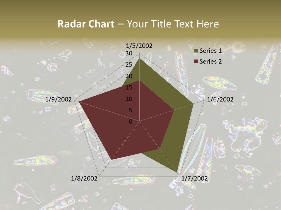 Mixed Diatoms From A Small Creek. This Image Has Been Enhanced With A Density Color Conversion Algorithm To Accentuate Internal Structure. Magnification 400X PowerPoint Template