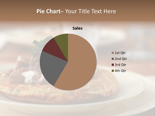 Cheese Pancakes With Mushrooms Garnish PowerPoint Template