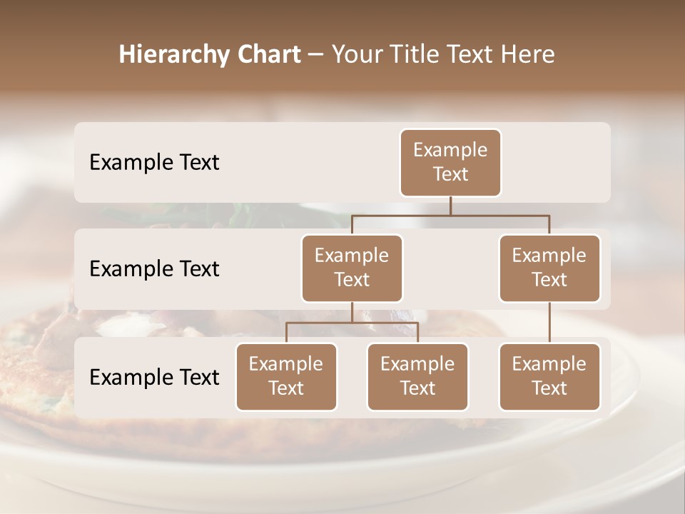 Cheese Pancakes With Mushrooms Garnish PowerPoint Template
