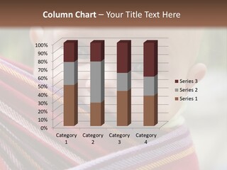 A Baby Is Wrapped In A Colorful Blanket PowerPoint Template