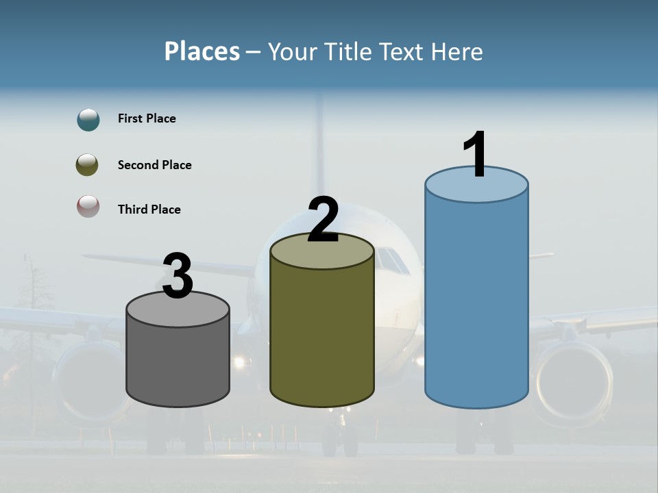 Morning Departure - Frontview PowerPoint Template