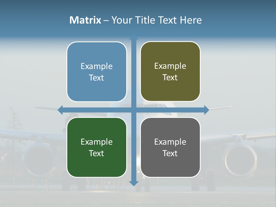 Morning Departure - Frontview PowerPoint Template