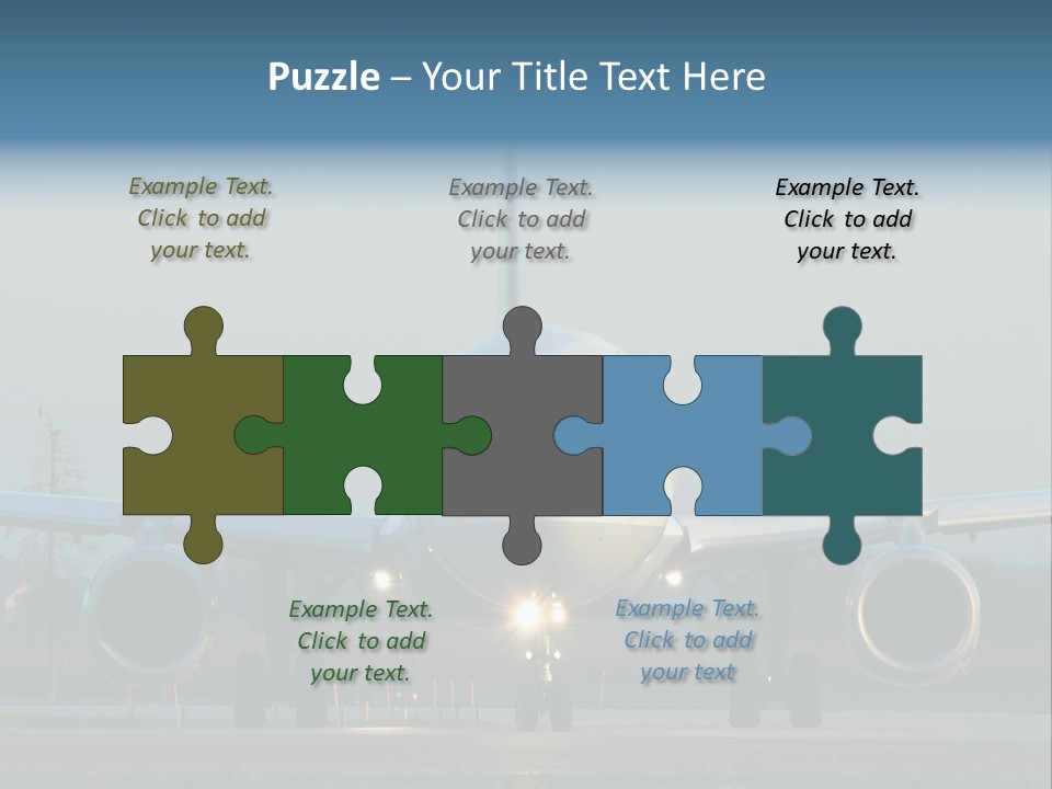 Morning Departure - Frontview PowerPoint Template