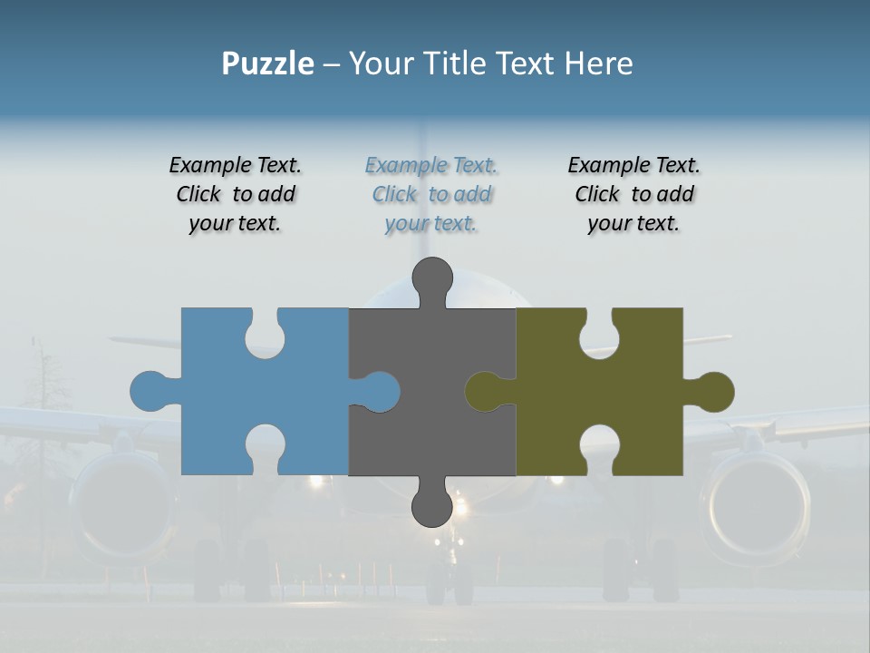 Morning Departure - Frontview PowerPoint Template