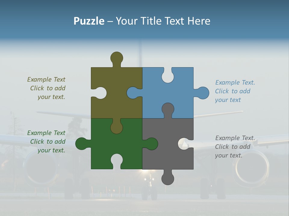 Morning Departure - Frontview PowerPoint Template