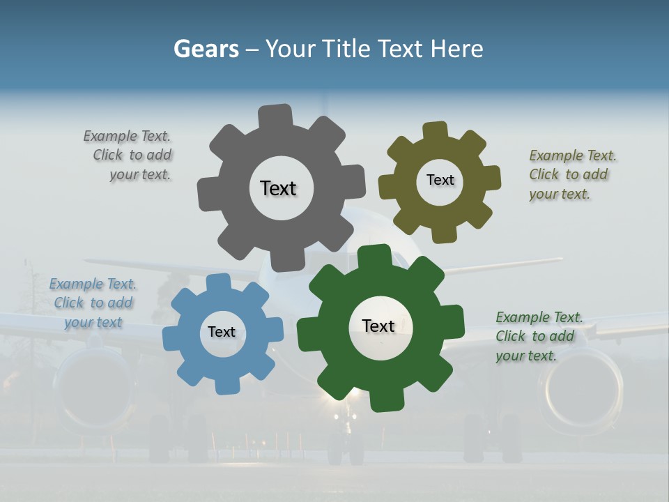 Morning Departure - Frontview PowerPoint Template