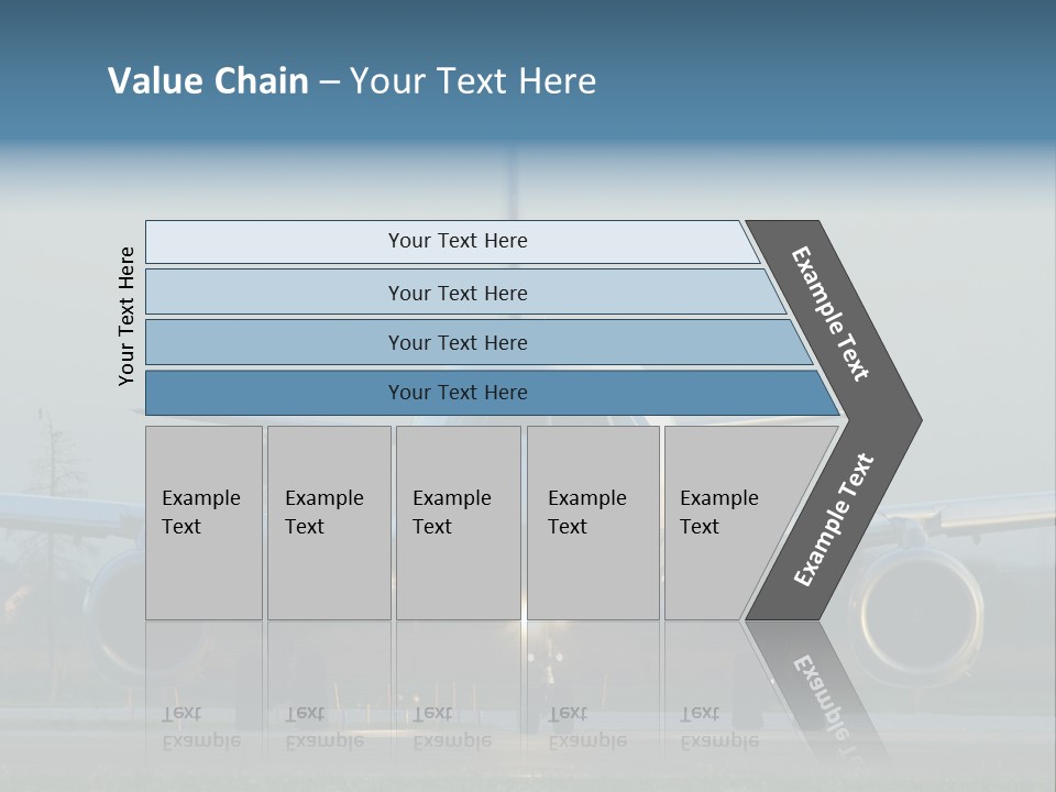 Morning Departure - Frontview PowerPoint Template