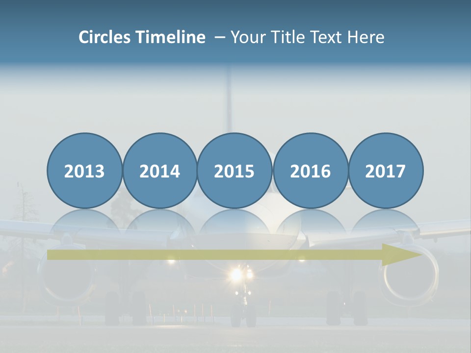 Morning Departure - Frontview PowerPoint Template