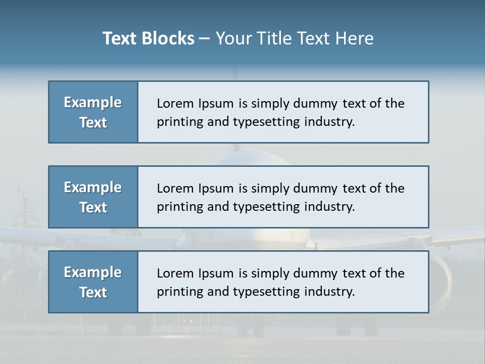 Morning Departure - Frontview PowerPoint Template