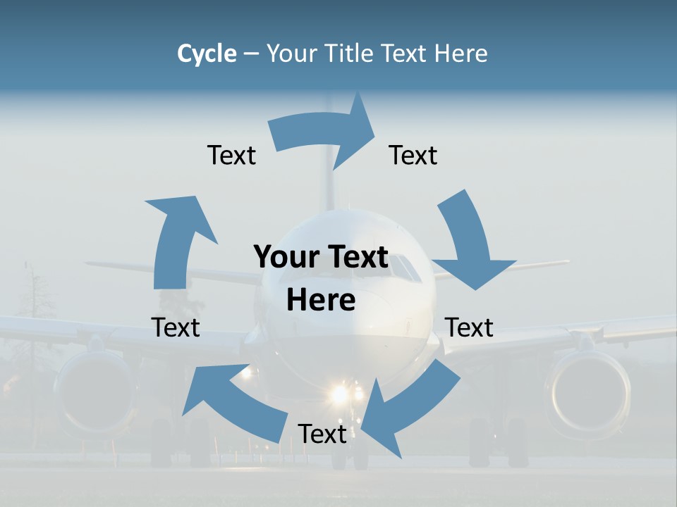 Morning Departure - Frontview PowerPoint Template