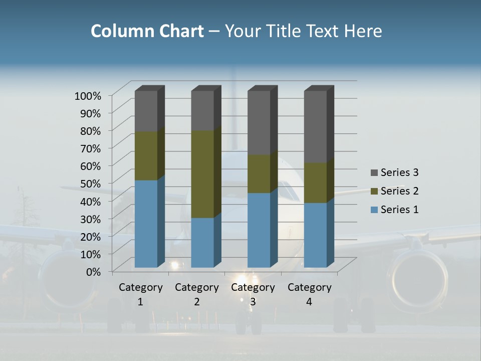 Morning Departure - Frontview PowerPoint Template