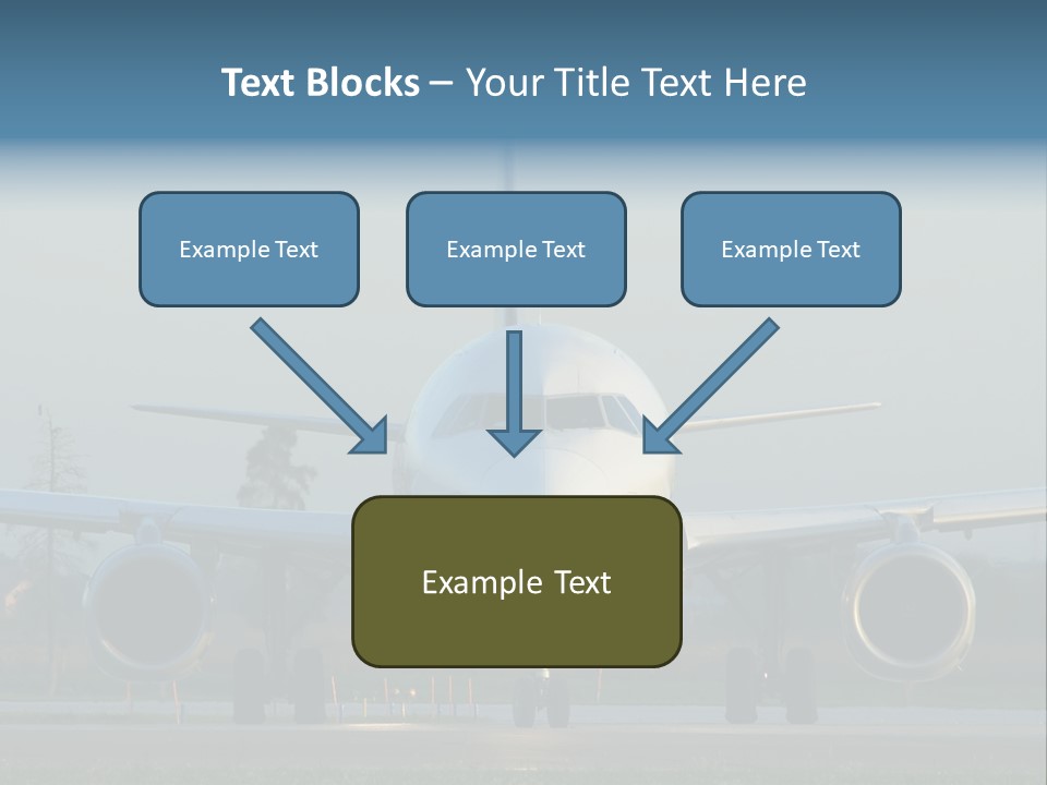 Morning Departure - Frontview PowerPoint Template